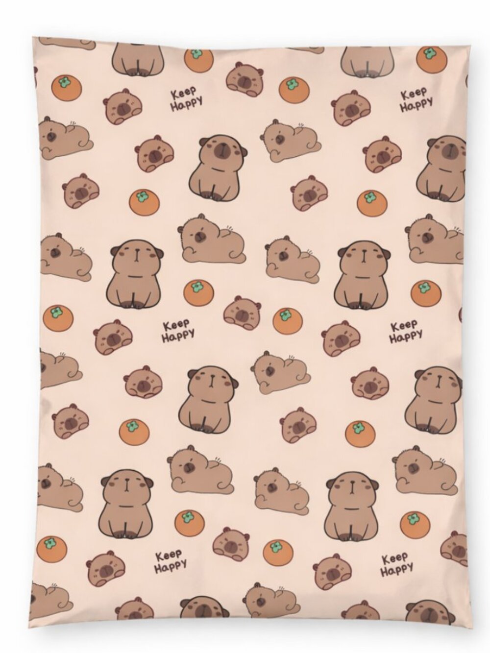 20ct Medium 10 x 13 Capybara Keep Happy Poly Mailers